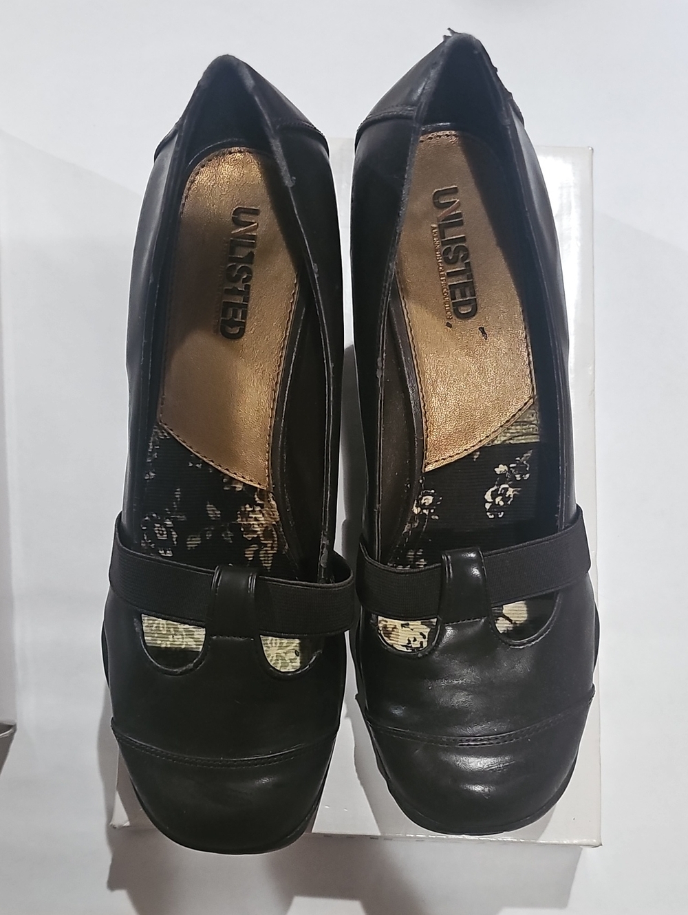 UNLISTED Black Women's Mary Jane Flats with Strap
